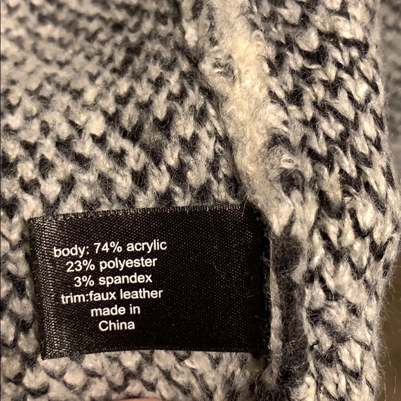 Lane Bryant -Leather trim cardigan - Picture 3 of 3